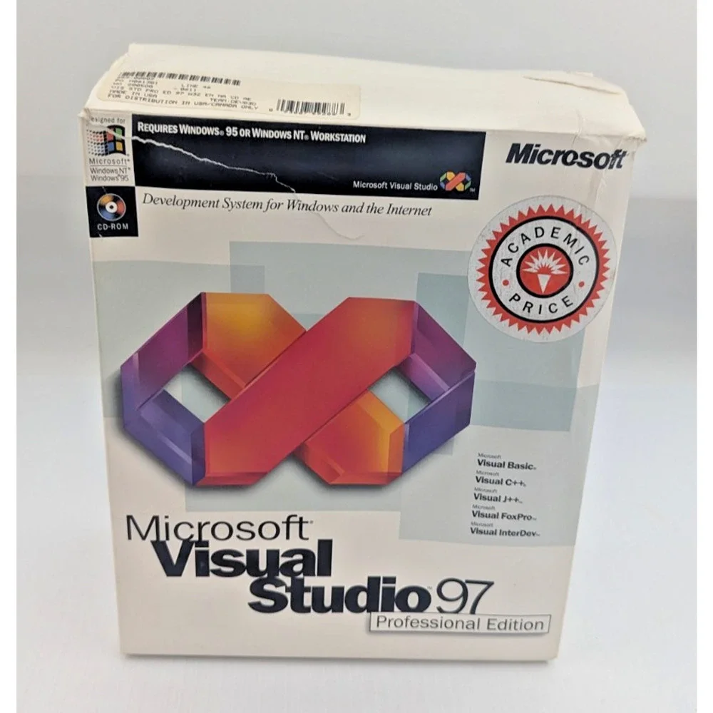 Microsoft Visual Studio 97 Boxed Software Set Professional Edition